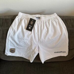 Marathon Authentic Ecuador National Soccer Team White Shorts Men’s Sz: L